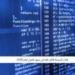 لغات البرمجة الاكثر طلبا في سوق العمل لعام 2025